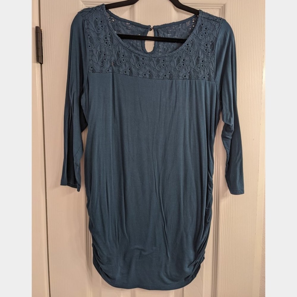 Motherhood Maternity Long Sleeve Top -- Large